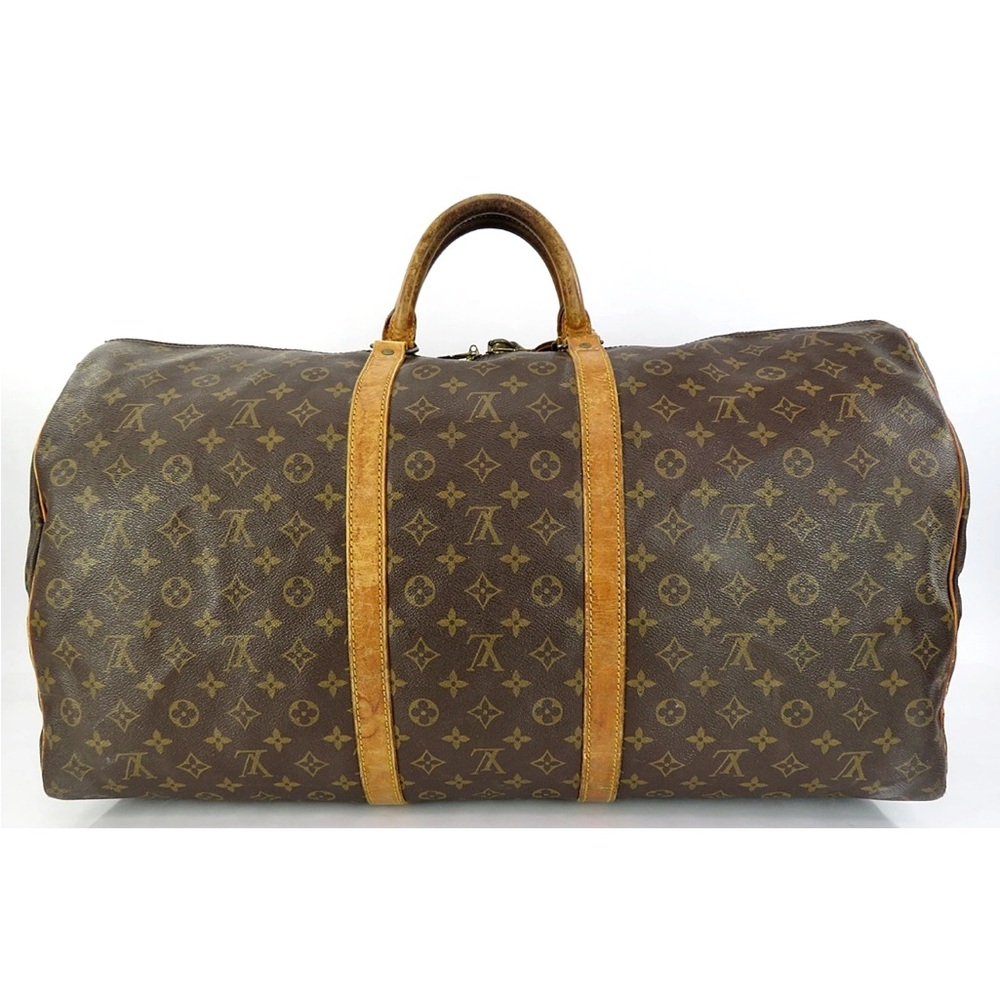 Louis Vuitton Classic Monogram Tan Duffel Bag - Picture 2 of 16